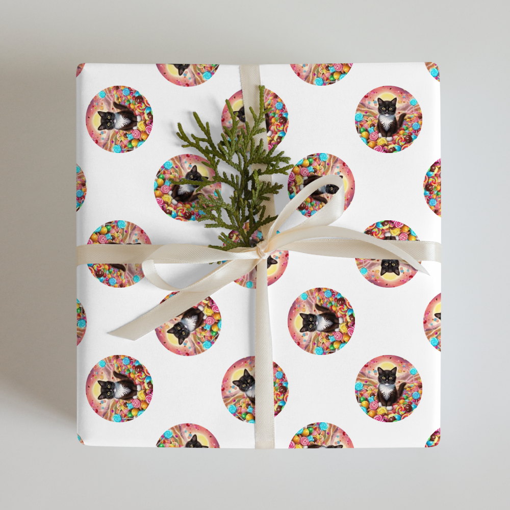 PugMug Custom Peerie Wrapping Paper